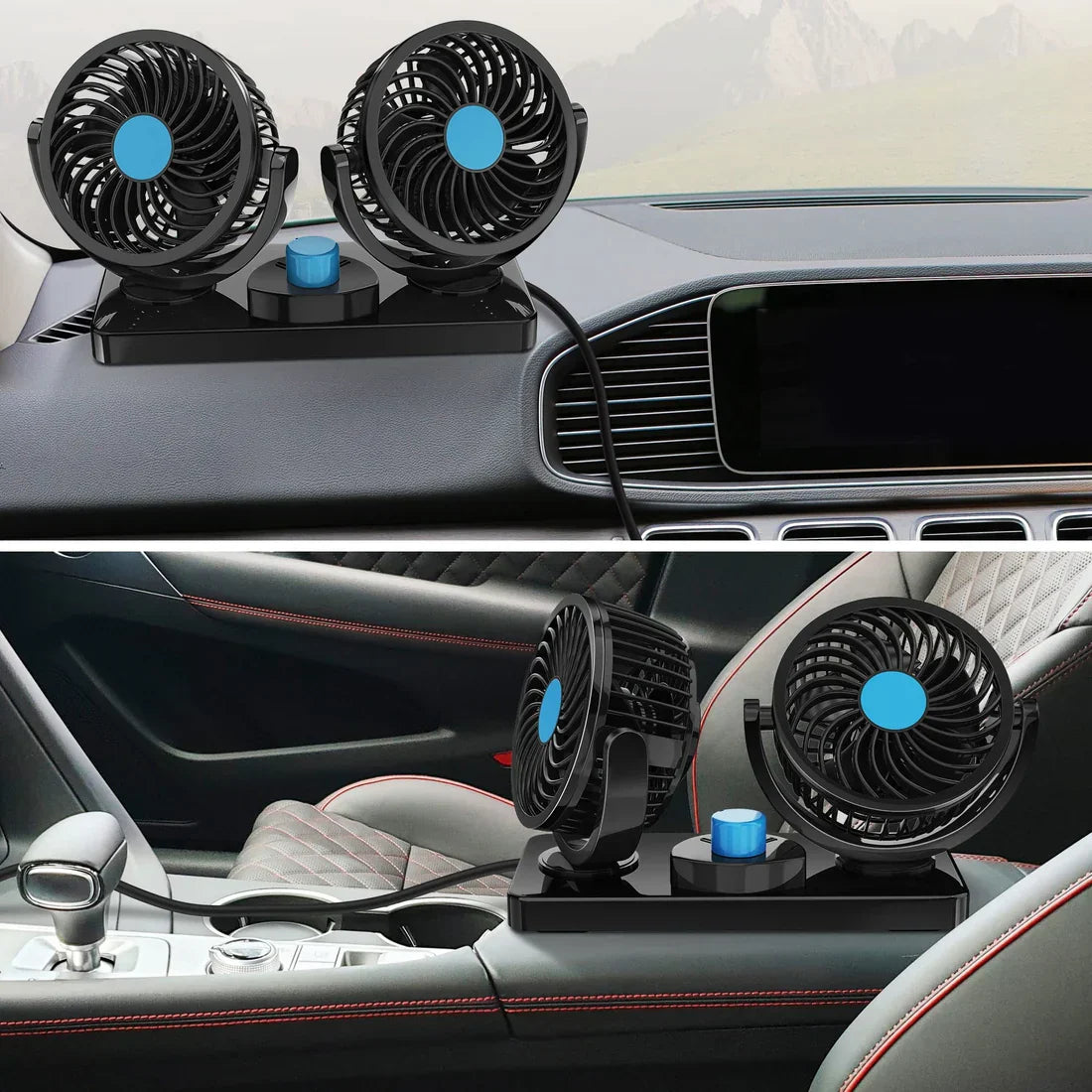 Universal 12V Portable car fan