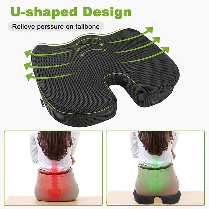 Enova Universal Car and Chair Seat Cushion
