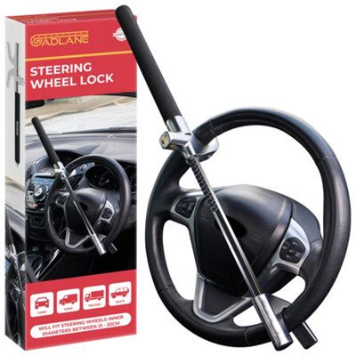 Enova Universal Steering Wheel Lock for Cars