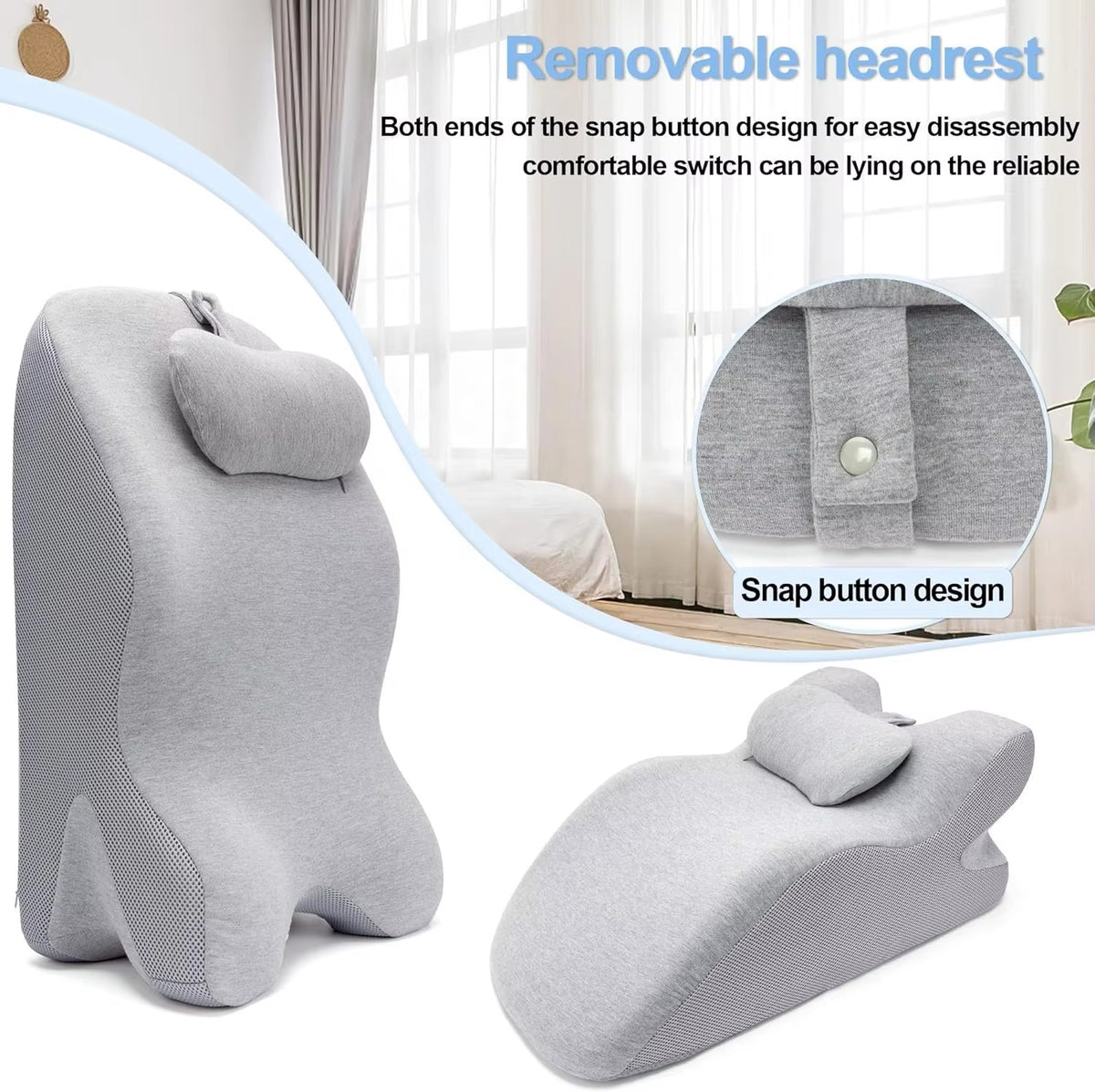 Multi Comfort Wedge Cushion – Back, Neck & Leg Support
