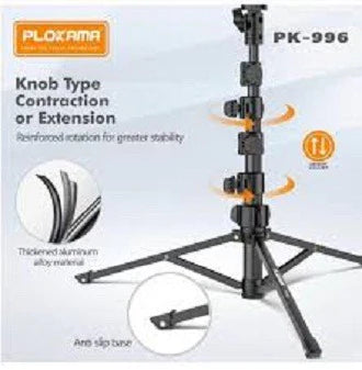 Plokama 3 in 1 Multifunctional Adjustable Tripod Stand for Mobile & Camera